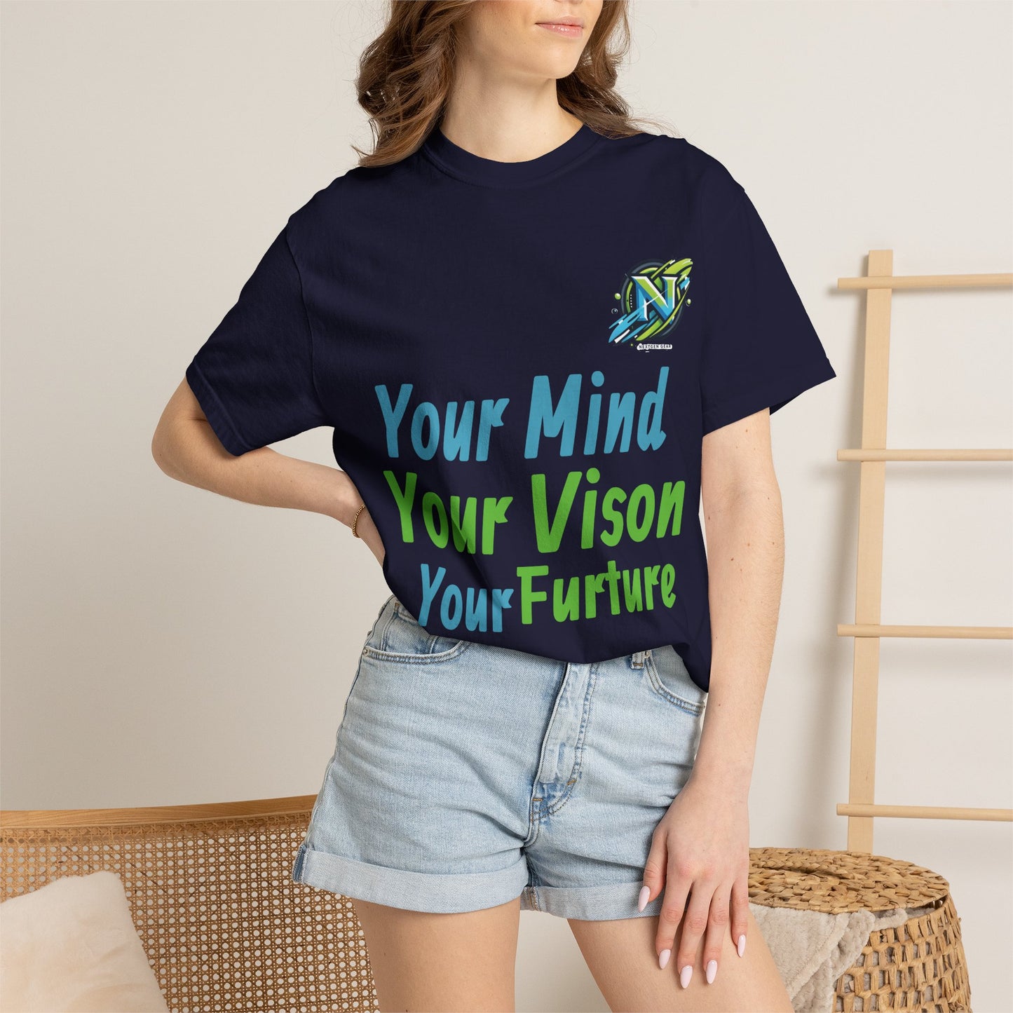 Motivational Graphic T-Shirt — “Your Mind Your Vision Your Future”