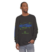 NextGen Gear Long Sleeve T-Shirt — Futuristic Tech Graphic