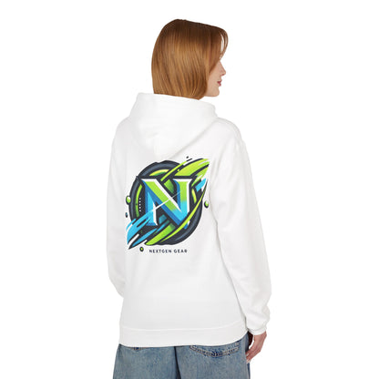 They Watch Us Glow Then Copy Hoodie — NextGen Neon Logo Pullover