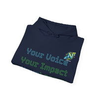 Legacy Hoodie — "Your Voice, Your Impact, Your Legacy" Inspirational Hooded Sweatshirt