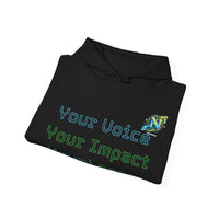 Legacy Hoodie — "Your Voice, Your Impact, Your Legacy" Inspirational Hooded Sweatshirt