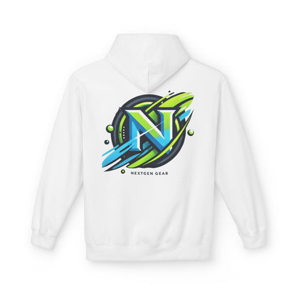 They Watch Us Glow Then Copy Hoodie — NextGen Neon Logo Pullover