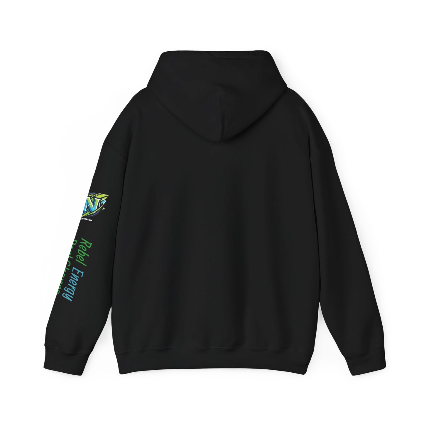 Rebel Energy Real Change Hoodie — Eco Activist Graphic Hoodie