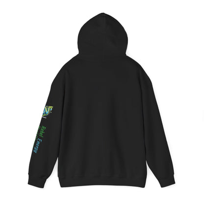 Rebel Energy Real Change Hoodie — Eco Activist Graphic Hoodie