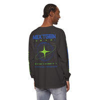 NextGen Gear Long Sleeve T-Shirt — Futuristic Tech Graphic