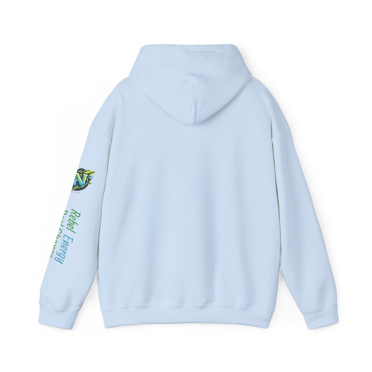 Rebel Energy Real Change Hoodie — Eco Activist Graphic Hoodie