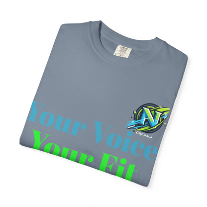 T-Shirt — “Your Voice Your Fit Your Power” Motivational Fitness Tee