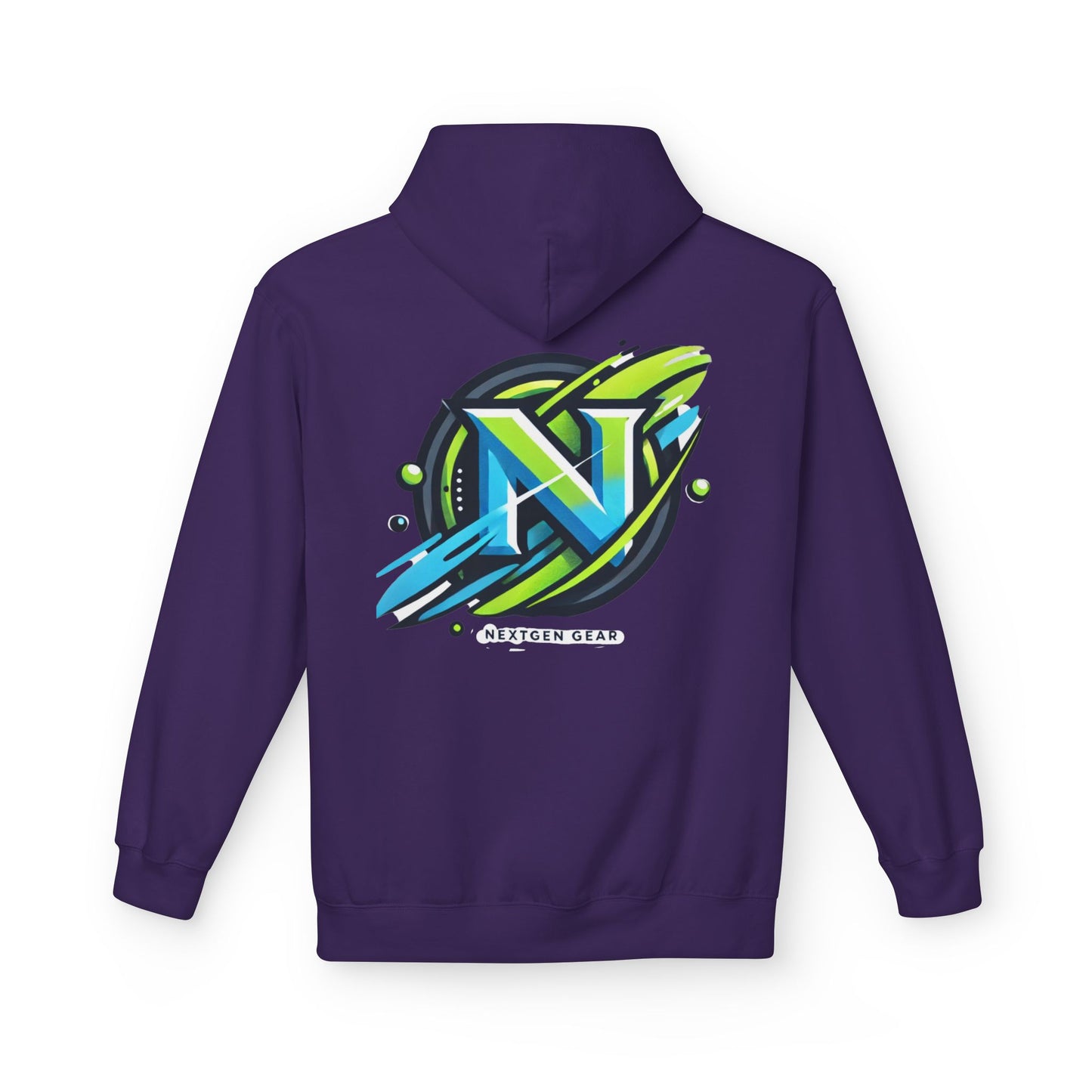 They Watch Us Glow Then Copy Hoodie — NextGen Neon Logo Pullover