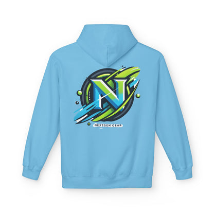 They Watch Us Glow Then Copy Hoodie — NextGen Neon Logo Pullover
