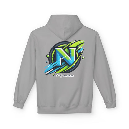 They Watch Us Glow Then Copy Hoodie — NextGen Neon Logo Pullover