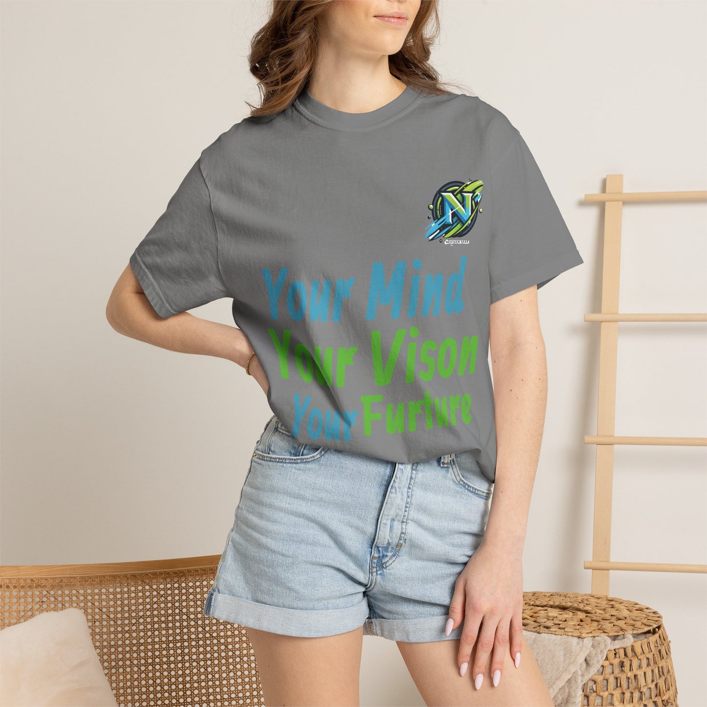 Motivational Graphic T-Shirt — “Your Mind Your Vision Your Future”