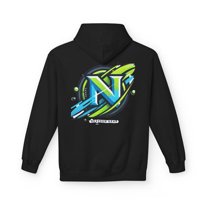 They Watch Us Glow Then Copy Hoodie — NextGen Neon Logo Pullover