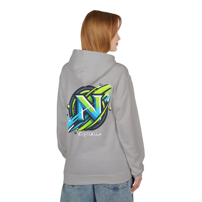 They Watch Us Glow Then Copy Hoodie — NextGen Neon Logo Pullover
